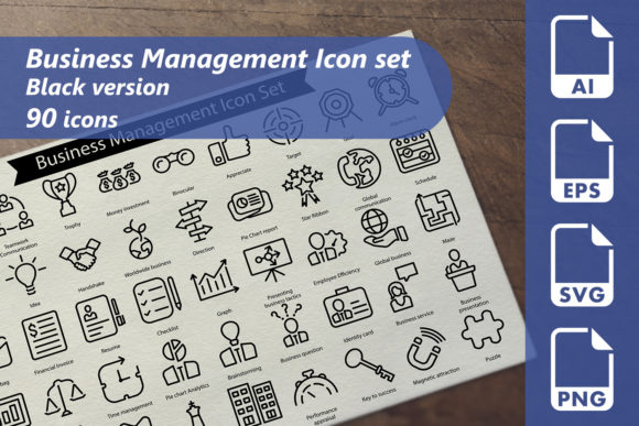 Enhancing Business Management with Meticulously Designed Line Icons