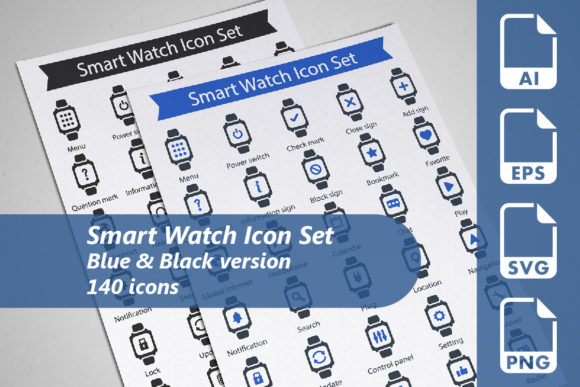 Explore the Versatile Smart Watch Icon Set for Your Design Projects