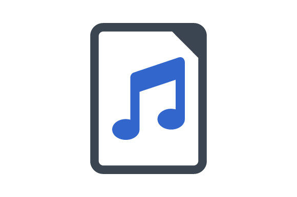 Music File Icon: A Versatile Design Asset
