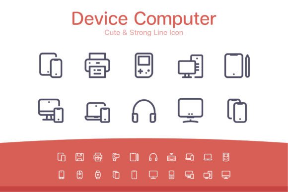 Unlocking Creativity with Device Computer Line Icons: A Versatile Tool for Modern Design